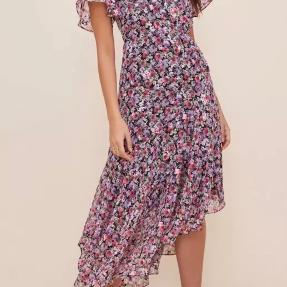 Astr the Label Mirella Floral Midi Dress